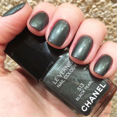 chanel nail polish black pearl|chanel nail polish price.